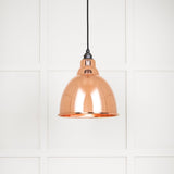 This is an image showing From The Anvil - Hammered Copper Brindley Pendant available from trade door handles, quick delivery and discounted prices