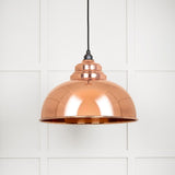 This is an image showing From The Anvil - Hammered Copper Harborne Pendant available from trade door handles, quick delivery and discounted prices