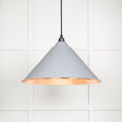 This is an image showing From The Anvil - Hammered Copper Hockley Pendant in Birch available from trade door handles, quick delivery and discounted prices