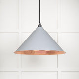 This is an image showing From The Anvil - Smooth Copper Hockley Pendant in Birch available from trade door handles, quick delivery and discounted prices