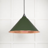 This is an image showing From The Anvil - Smooth Copper Hockley Pendant in Heath available from trade door handles, quick delivery and discounted prices