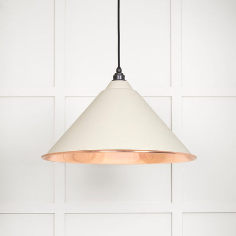 This is an image showing From The Anvil - Smooth Copper Hockley Pendant in Teasel available from trade door handles, quick delivery and discounted prices