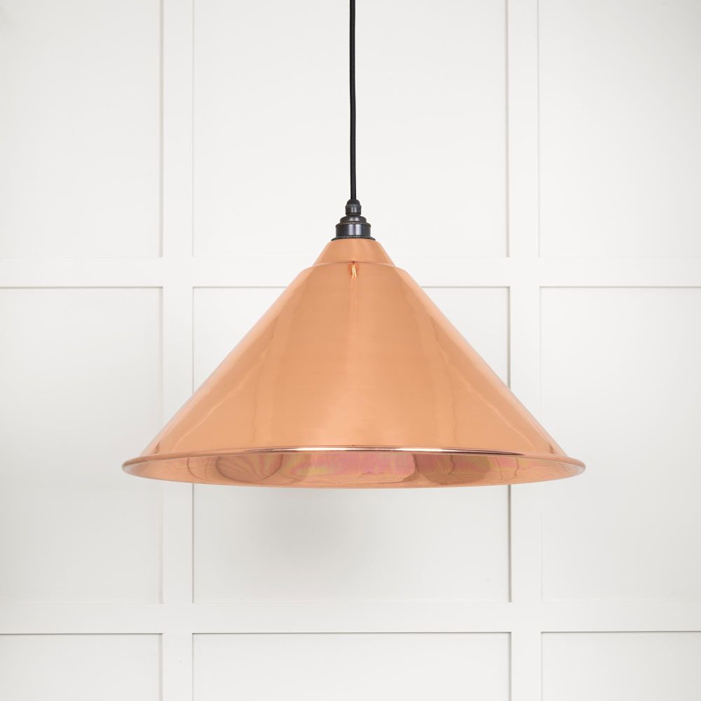 This is an image showing From The Anvil - Smooth Copper Hockley Pendant available from trade door handles, quick delivery and discounted prices