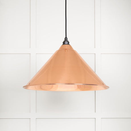 This is an image showing From The Anvil - Smooth Copper Hockley Pendant available from trade door handles, quick delivery and discounted prices