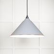 This is an image showing From The Anvil - White Gloss Hockley Pendant in Birch available from trade door handles, quick delivery and discounted prices