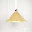 This is an image showing From The Anvil - Smooth Brass Hockley Pendant available from trade door handles, quick delivery and discounted prices