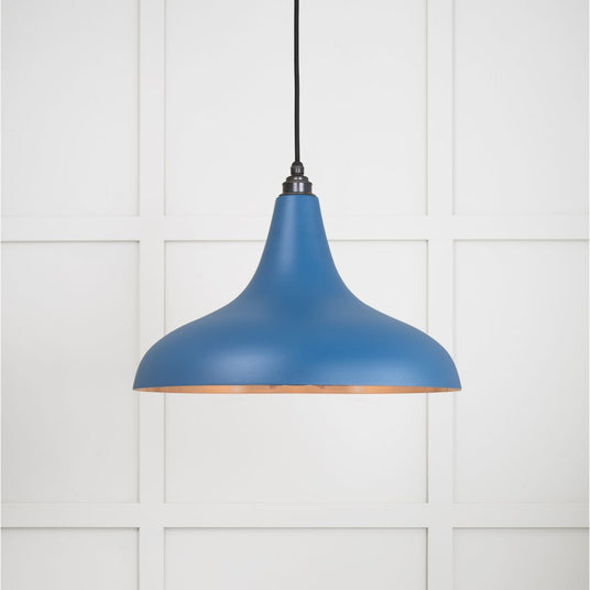 This is an image showing From The Anvil - Smooth Copper Frankley Pendant in Upstream available from trade door handles, quick delivery and discounted prices