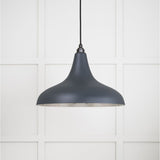 This is an image showing From The Anvil - Smooth Nickel Frankley Pendant in Soot available from trade door handles, quick delivery and discounted prices