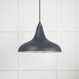 This is an image showing From The Anvil - Smooth Nickel Frankley Pendant in Soot available from trade door handles, quick delivery and discounted prices