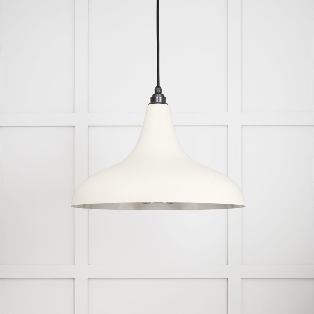 This is an image showing From The Anvil - Smooth Nickel Frankley Pendant in Teasel available from trade door handles, quick delivery and discounted prices