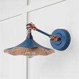 This is an image showing From The Anvil - Smooth Copper Flora Wall Light in Upstream available from trade door handles, quick delivery and discounted prices