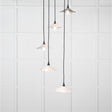 This is an image showing From The Anvil - Smooth Nickel Flora Cluster Pendant in Birch available from trade door handles, quick delivery and discounted prices