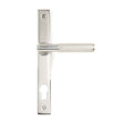 High quality image of From The Anvil - Polished Marine SS (316) Brompton Slimline Espag. Lock Set | Sku. 49803 | Trade Door Handles, Kendal.