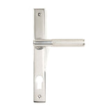 High quality image of From The Anvil - Polished Marine SS (316) Brompton Slimline Espag. Lock Set | Sku. 49803 | Trade Door Handles, Kendal.