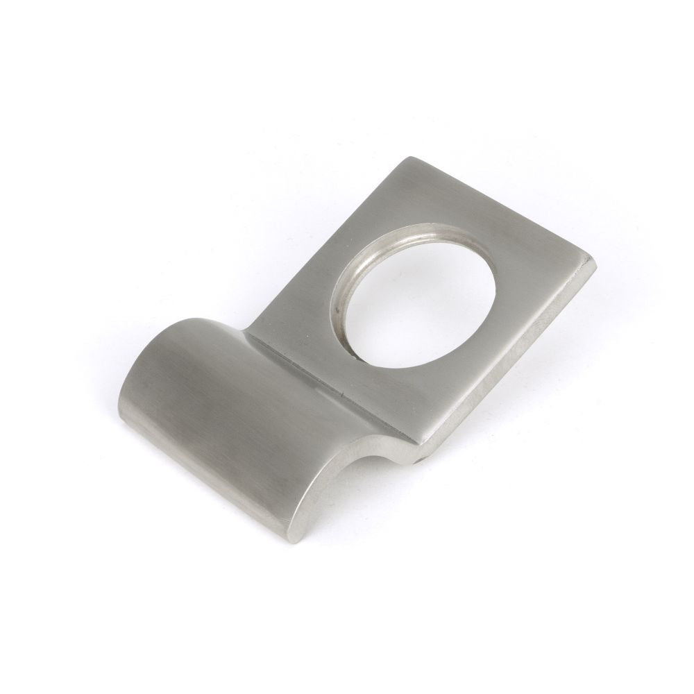 High quality image of From The Anvil - Satin Marine SS (316) Rim Cylinder Pull | Sku. 49808 | Trade Door Handles, Kendal.