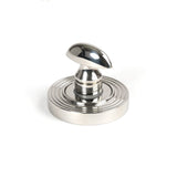 This is an image showing From The Anvil - Polished Marine SS (316) Round Thumbturn Set (Beehive) available from trade door handles, quick delivery and discounted prices