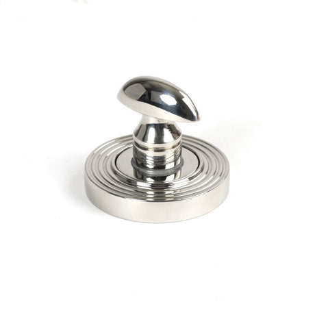 This is an image showing From The Anvil - Polished Marine SS (316) Round Thumbturn Set (Beehive) available from trade door handles, quick delivery and discounted prices