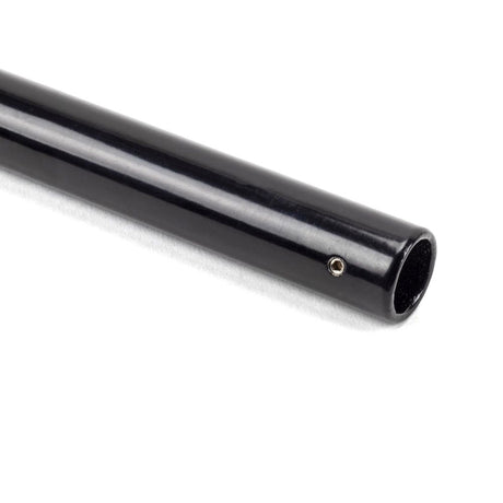 This is an image showing From The Anvil - Black 1.5m Curtain Pole available from trade door handles, quick delivery and discounted prices