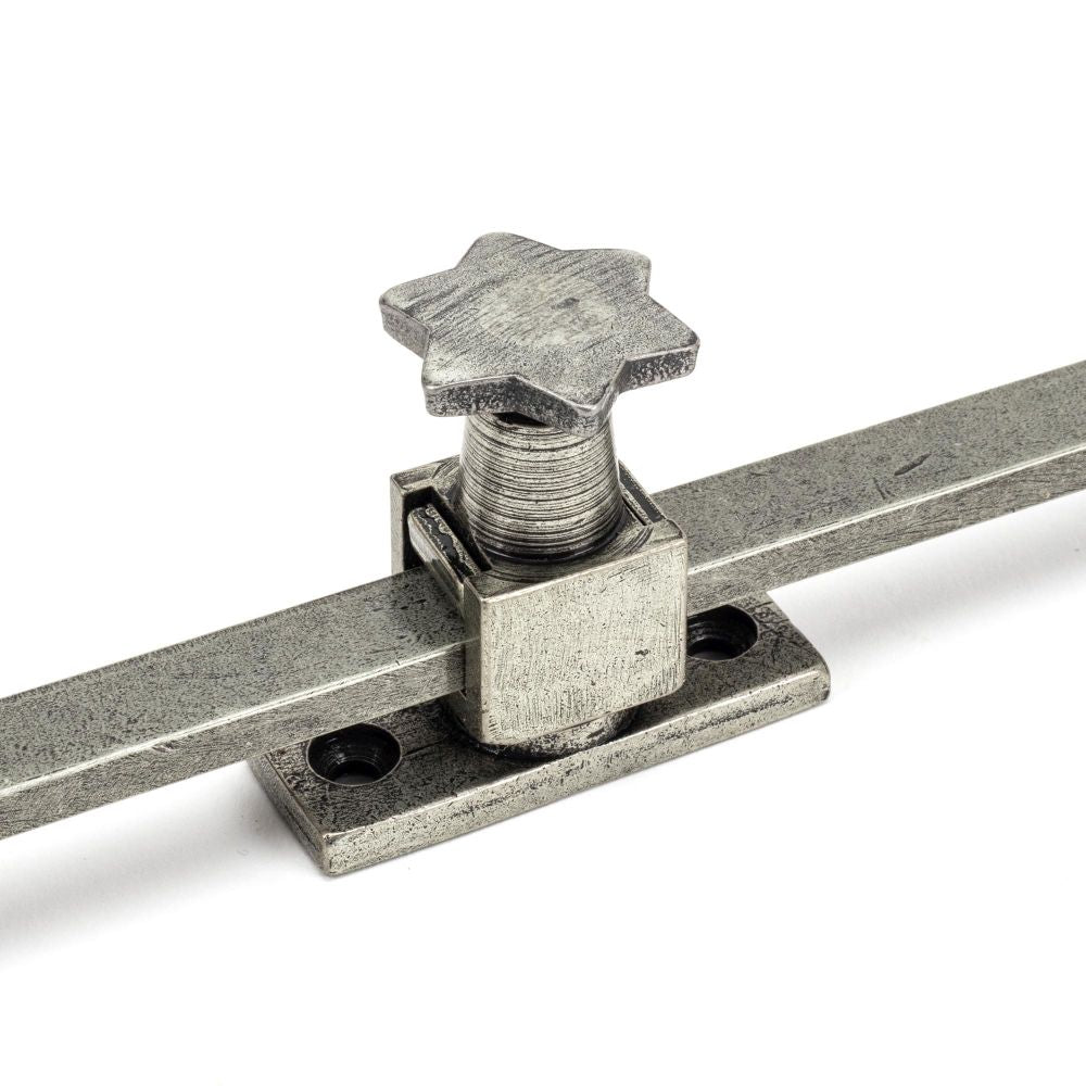 This is an image showing From The Anvil - Pewter 12" Sliding Stay available from trade door handles, quick delivery and discounted prices