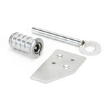 This is an image showing From The Anvil - Satin Chrome Key-Flush Sash Stop available from trade door handles, quick delivery and discounted prices