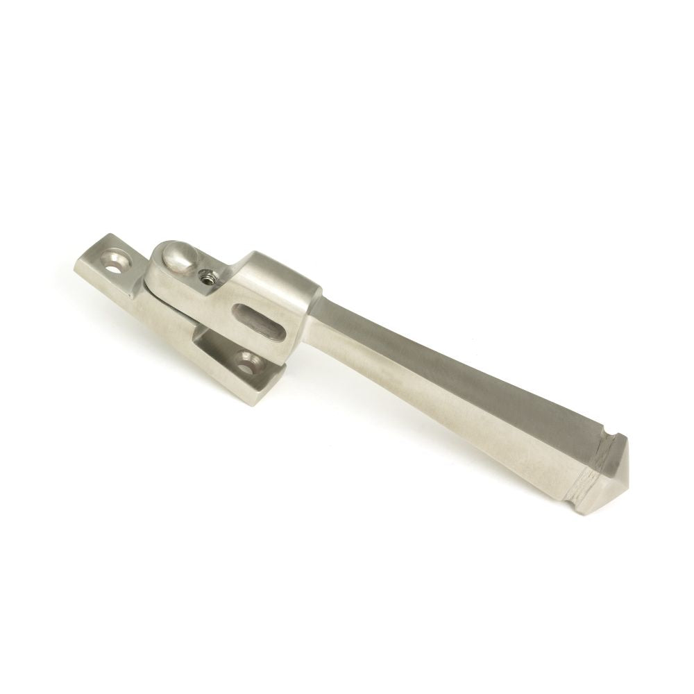 This is an image showing From The Anvil - Satin Marine SS (316) Night-Vent Locking Avon Fastener available from trade door handles, quick delivery and discounted prices