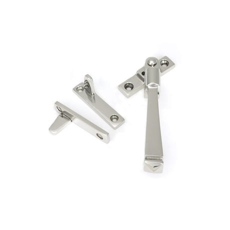 This is an image showing From The Anvil - Polished Marine SS (316) Night-Vent Locking Avon Fastener available from trade door handles, quick delivery and discounted prices