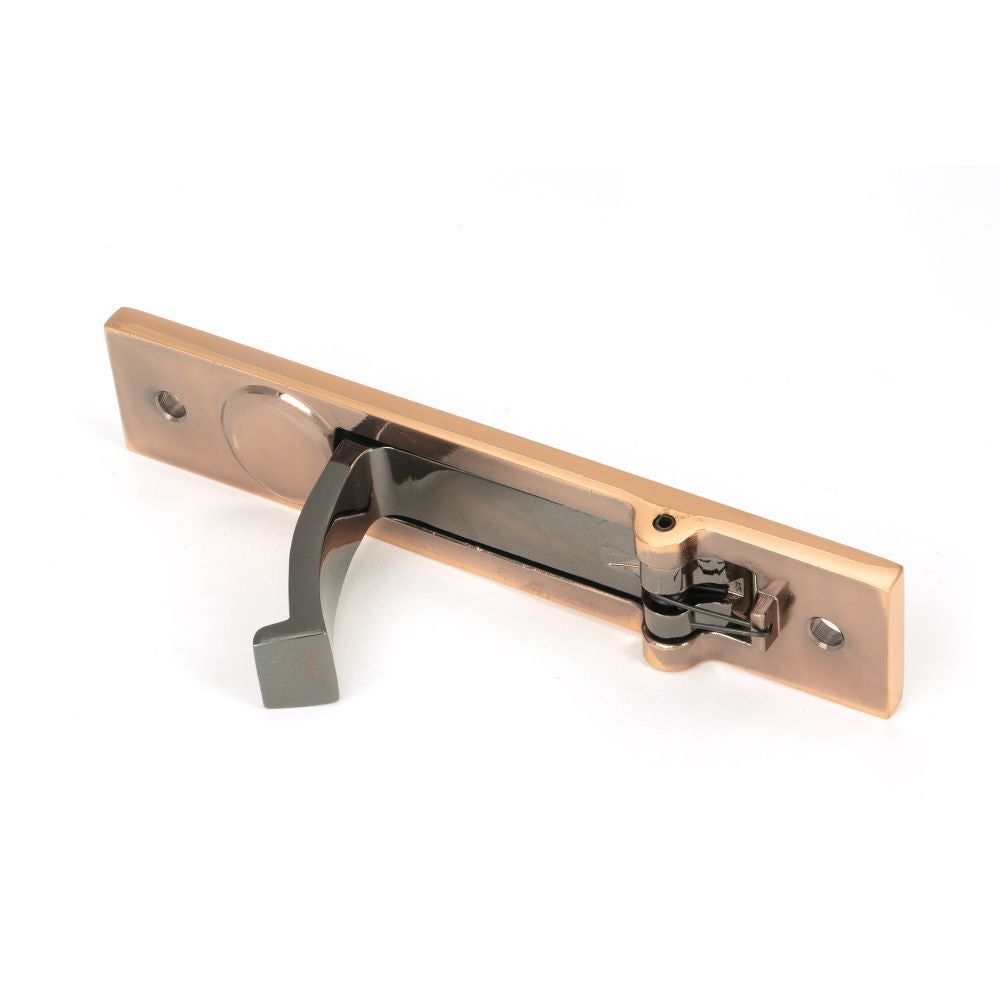This is an image showing From The Anvil - Polished Bronze 125mm x 25mm Edge Pull available from trade door handles, quick delivery and discounted prices