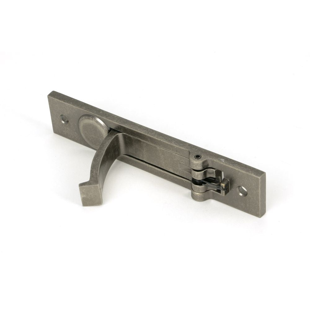 This is an image showing From The Anvil - Pewter 125mm x 25mm Edge Pull available from trade door handles, quick delivery and discounted prices