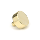 This is an image showing From The Anvil - Polished Brass Kelso Cabinet Knob - 38mm (No Rose) available from trade door handles, quick delivery and discounted prices