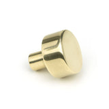 This is an image showing From The Anvil - Aged Brass Kelso Cabinet Knob - 25mm (No rose) available from trade door handles, quick delivery and discounted prices