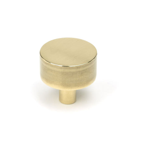 This is an image showing From The Anvil - Aged Brass Kelso Cabinet Knob - 32mm (No rose) available from trade door handles, quick delivery and discounted prices