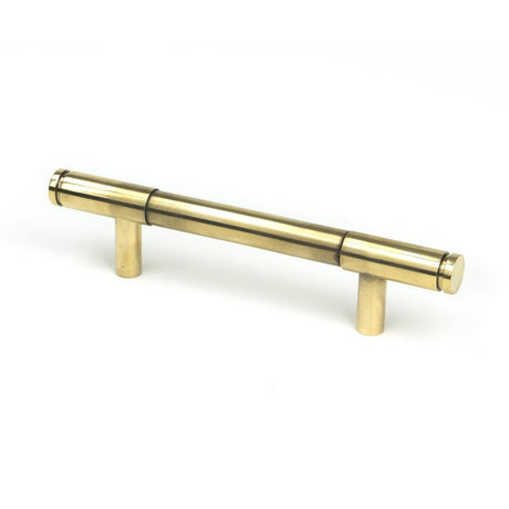 This is an image showing From The Anvil - Aged Brass Kelso Pull Handle - Small available from trade door handles, quick delivery and discounted prices