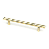 This is an image showing From The Anvil - Aged Brass Kelso Pull Handle - Medium available from trade door handles, quick delivery and discounted prices