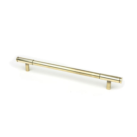 This is an image showing From The Anvil - Aged Brass Kelso Pull Handle - Large available from trade door handles, quick delivery and discounted prices