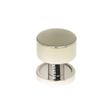 High quality image of From The Anvil - Polished Nickel Kelso Cabinet Knob - 25mm (Plain) | Sku. 50313 | Trade Door Handles, Kendal.