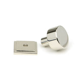 This is an image showing From The Anvil - Polished Nickel Kelso Cabinet Knob - 25mm (Square) available from trade door handles, quick delivery and discounted prices