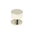 High quality image of From The Anvil - Polished Nickel Kelso Cabinet Knob - 32mm (Plain) | Sku. 50316 | Trade Door Handles, Kendal.