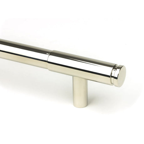 This is an image showing From The Anvil - Polished Nickel Kelso Pull Handle - Small available from trade door handles, quick delivery and discounted prices