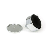 This is an image showing From The Anvil - Polished Chrome Kelso Cabinet Knob - 38mm (Plain) available from trade door handles, quick delivery and discounted prices