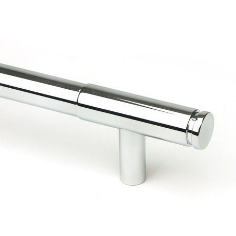 This is an image showing From The Anvil - Polished Chrome Kelso Pull Handle - Small available from trade door handles, quick delivery and discounted prices