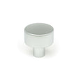 This is an image showing From The Anvil - Satin Chrome Kelso Cabinet Knob - 25mm (No rose) available from trade door handles, quick delivery and discounted prices