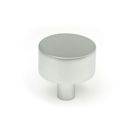 High quality image of From The Anvil - Satin Chrome Kelso Cabinet Knob - 32mm (No rose) | Sku. 50353 | Trade Door Handles, Kendal.