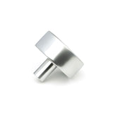 This is an image showing From The Anvil - Satin Chrome Kelso Cabinet Knob - 38mm (No rose) available from trade door handles, quick delivery and discounted prices