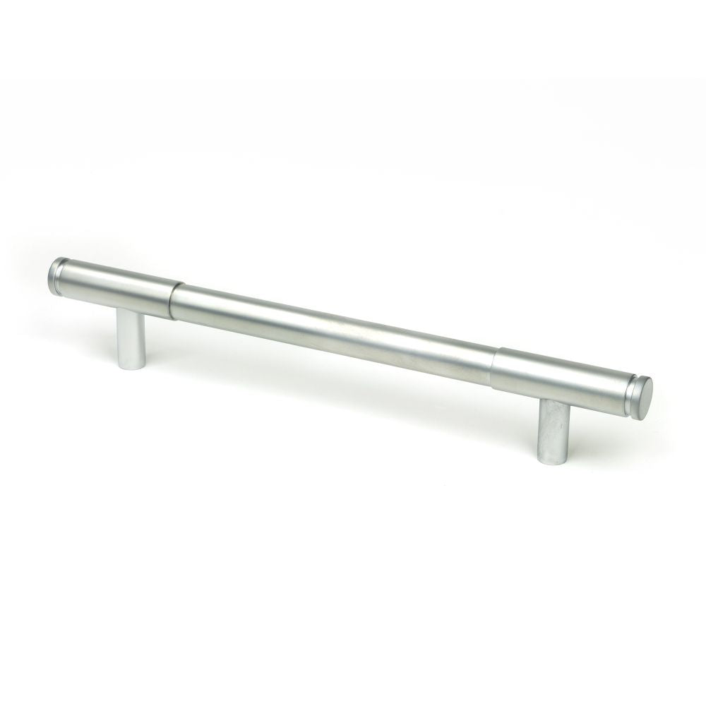 This is an image showing From The Anvil - Satin Chrome Kelso Pull Handle - Medium available from trade door handles, quick delivery and discounted prices