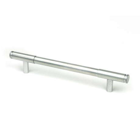 This is an image showing From The Anvil - Satin Chrome Kelso Pull Handle - Medium available from trade door handles, quick delivery and discounted prices