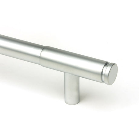 This is an image showing From The Anvil - Satin Chrome Kelso Pull Handle - Large available from trade door handles, quick delivery and discounted prices