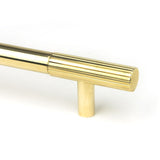 This is an image showing From The Anvil - Polished Brass Judd Pull Handle - Small available from trade door handles, quick delivery and discounted prices