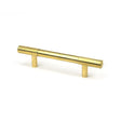 This is an image showing From The Anvil - Polished Brass Judd Pull Handle - Small available from trade door handles, quick delivery and discounted prices