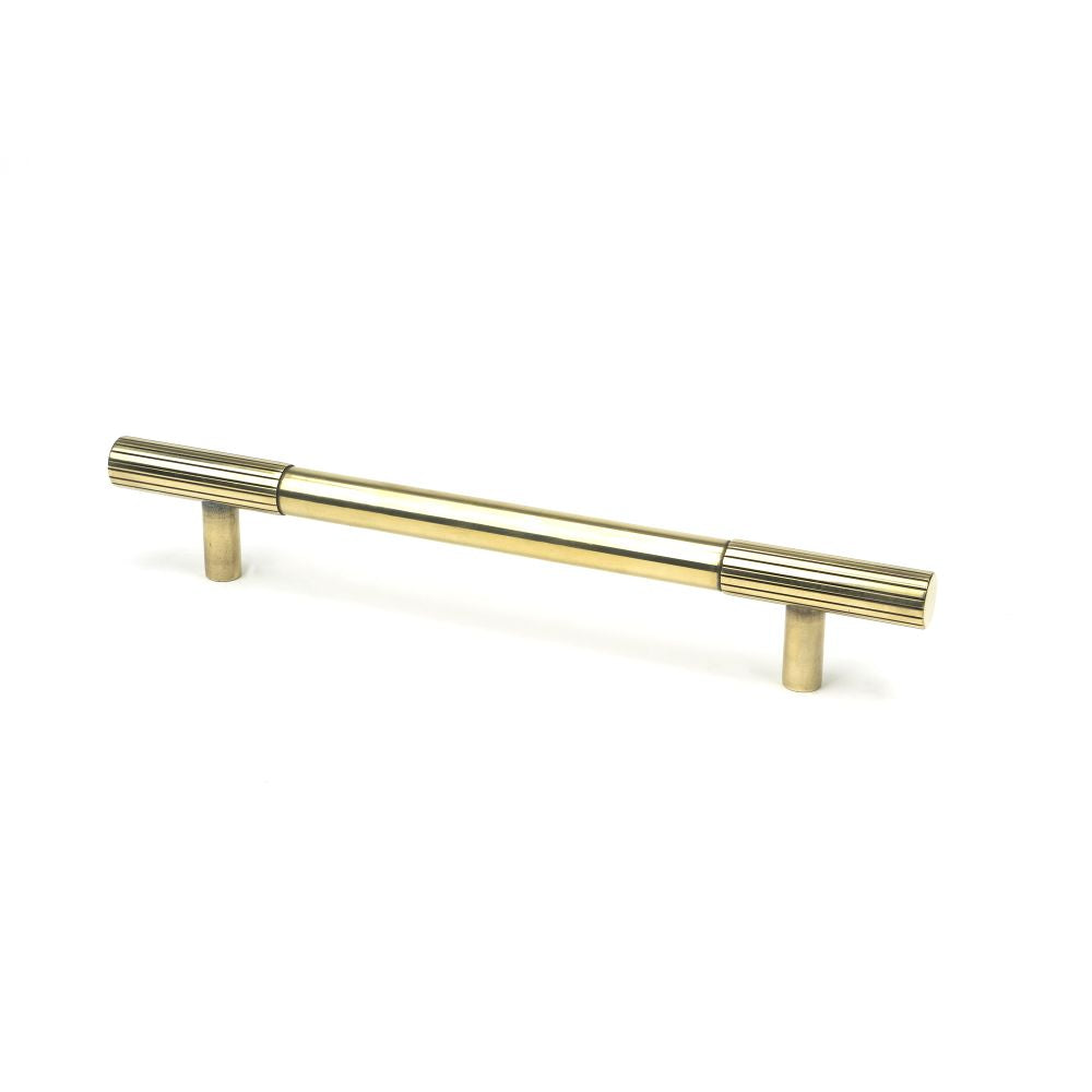 High quality image of From The Anvil - Aged Brass Judd Pull Handle - Medium | Sku. 50387 | Trade Door Handles, Kendal.