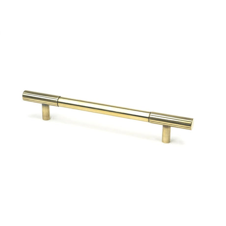 High quality image of From The Anvil - Aged Brass Judd Pull Handle - Medium | Sku. 50387 | Trade Door Handles, Kendal.